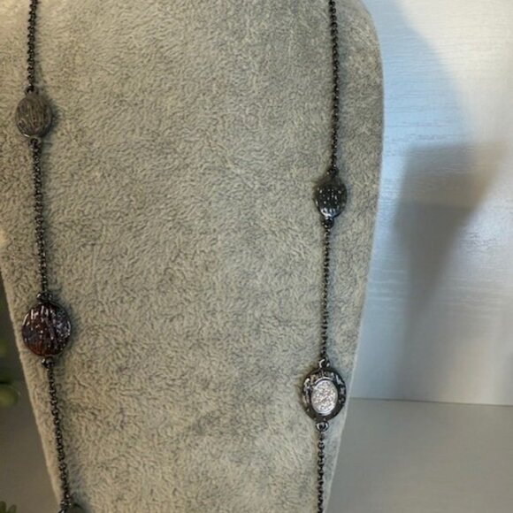 Park Lane "Step Up" Necklace and Earring Set – Sophisticated Hematite - Picture 2 of 5